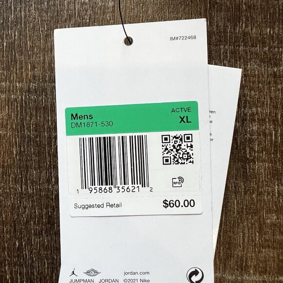 Jordan Shorts XL Mens Sport DNA All Over Print Tie Dye $60 - Picture 7 of 7